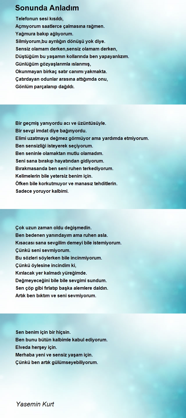 Yasemin Kurt