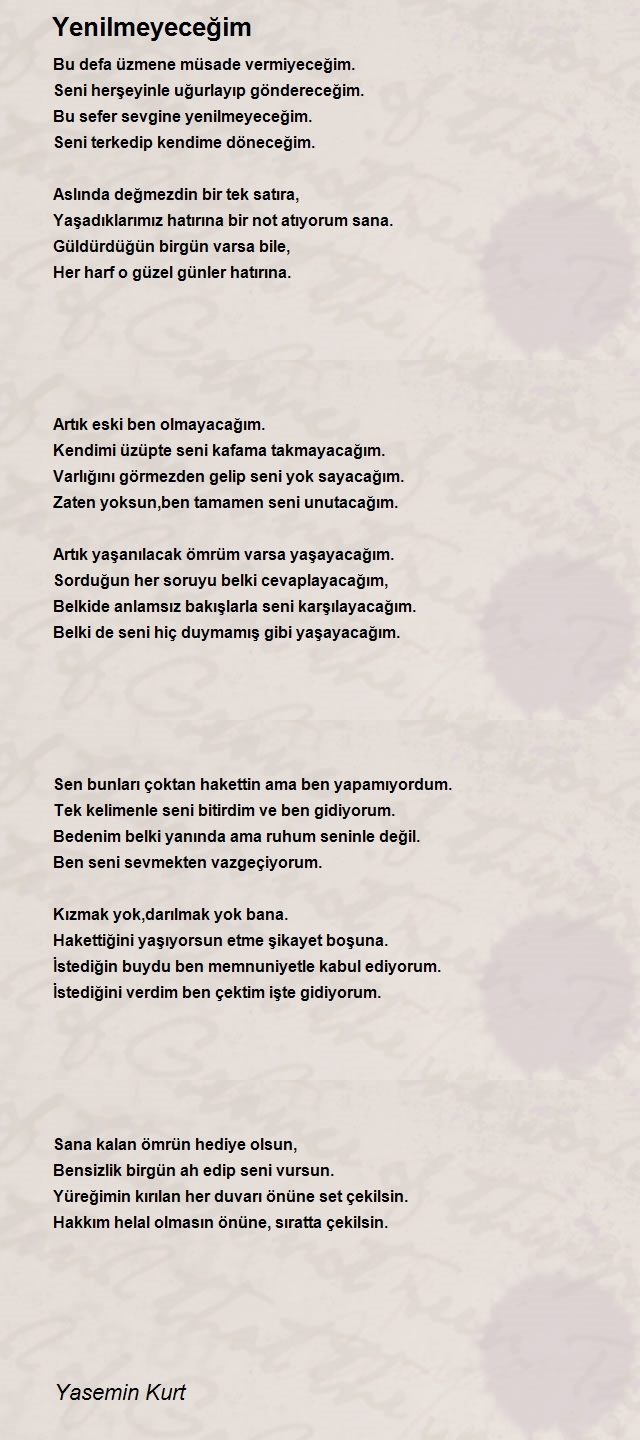 Yasemin Kurt