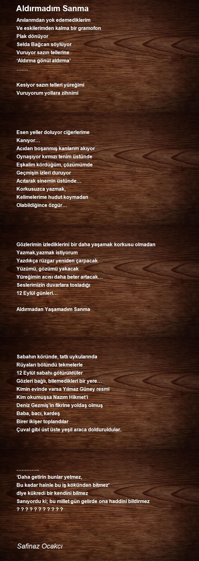 Safinaz Ocakcı