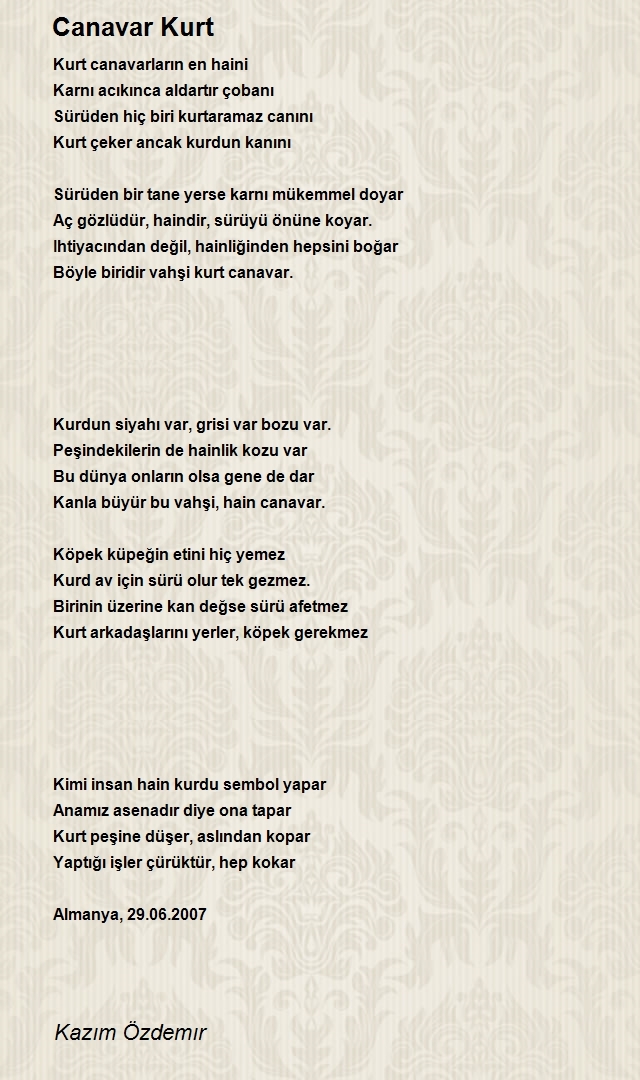 Kazım Özdemır