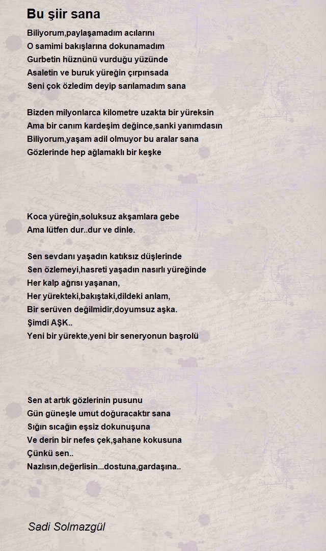 Sadi Solmazgül