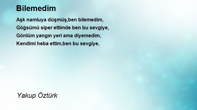 Yakup Öztürk