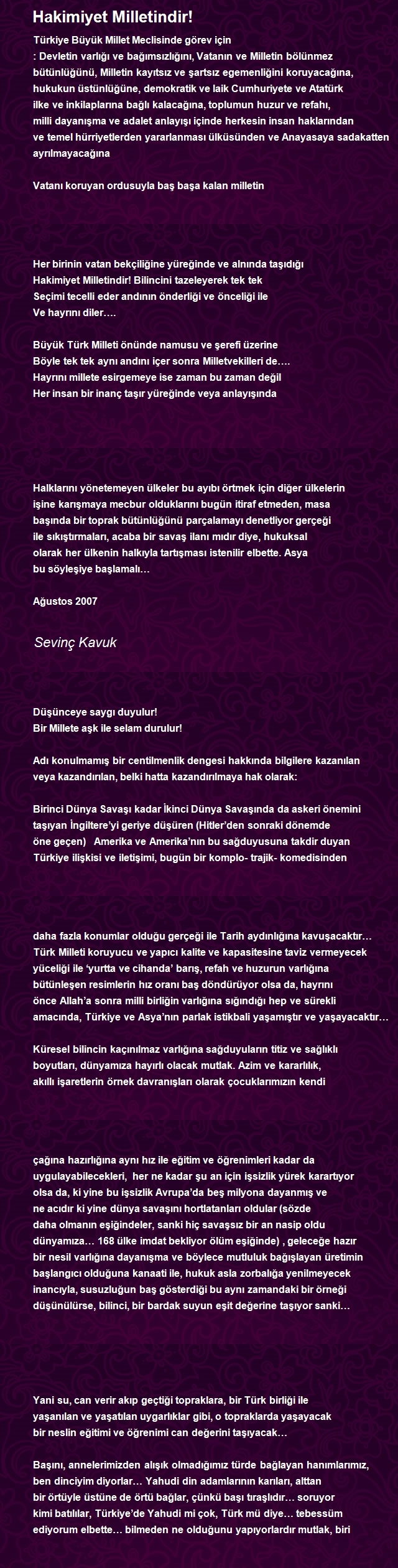 Sevinç Kavuk