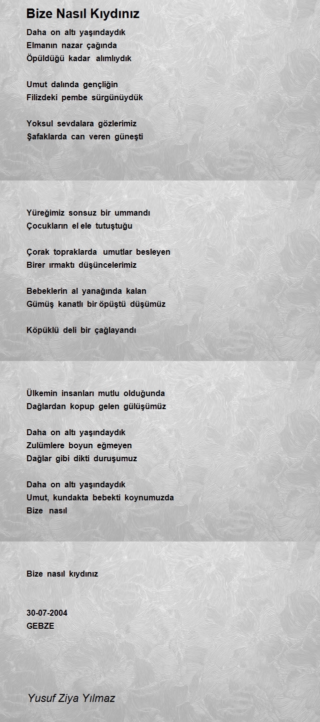 Yusuf Ziya Yılmaz