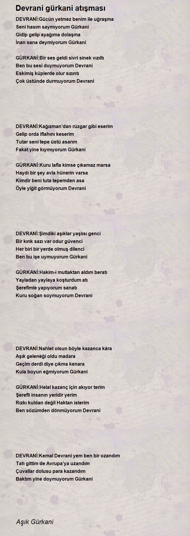 Aşık Gürkani
