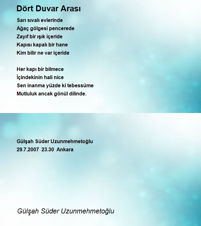Gülşah Süder Uzunmehmetoğlu