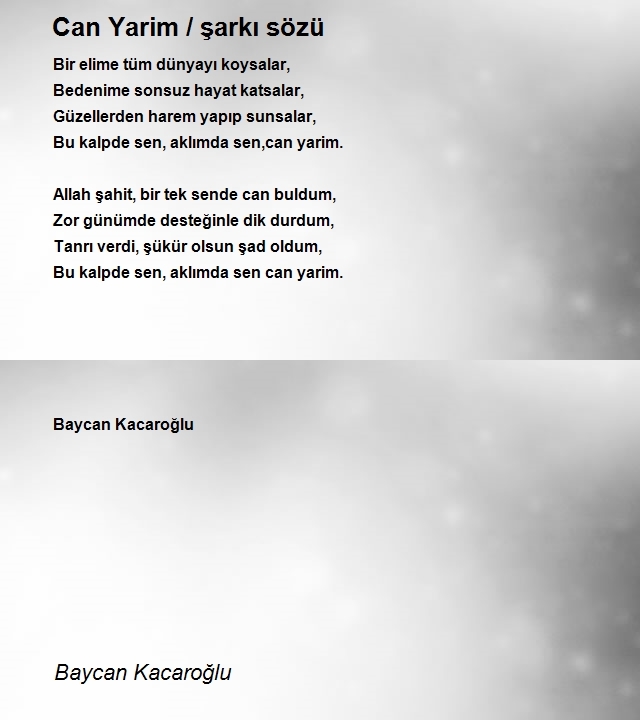 Baycan Kacaroğlu