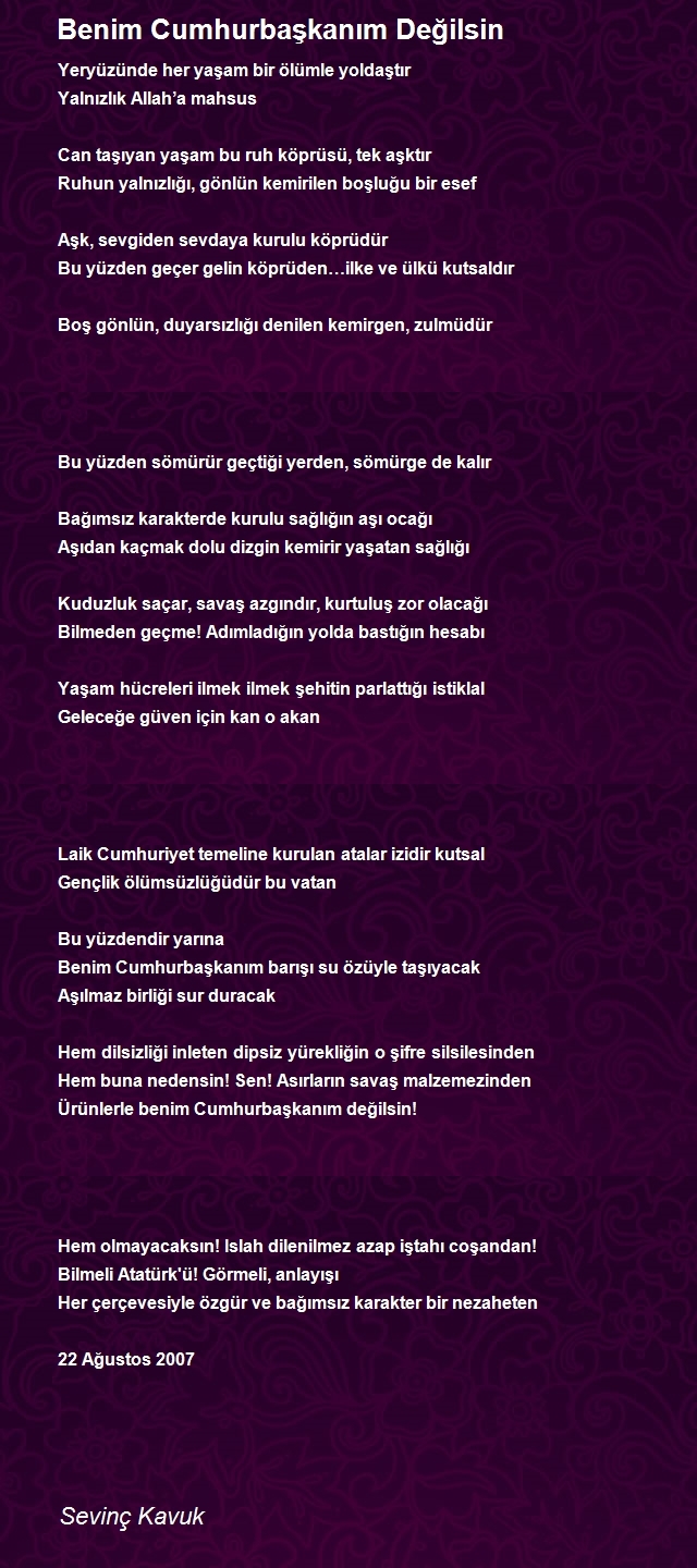 Sevinç Kavuk