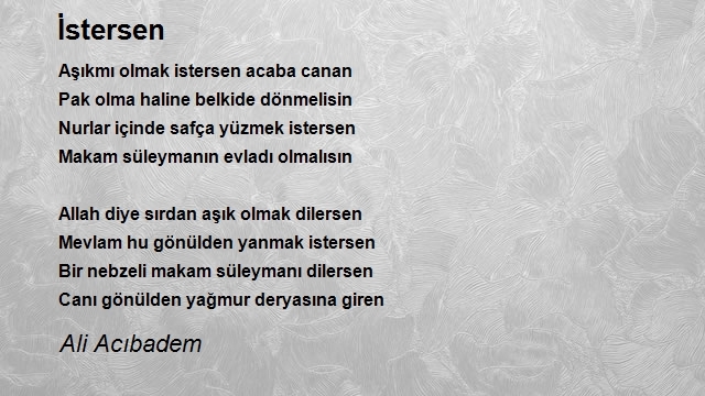 Ali Acıbadem