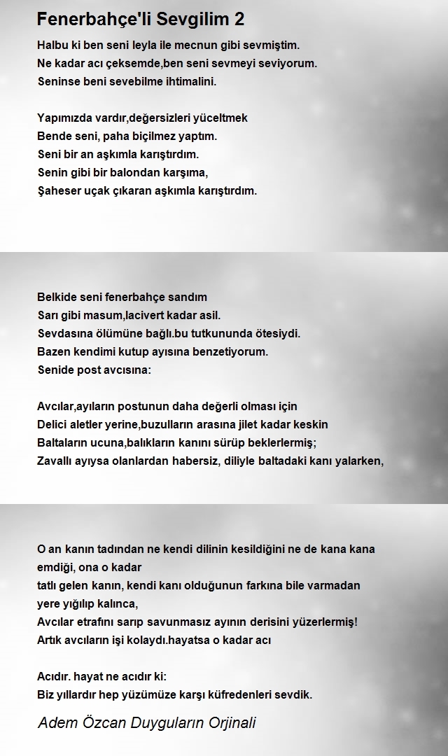 Adem Özcan Duyguların Orjinali