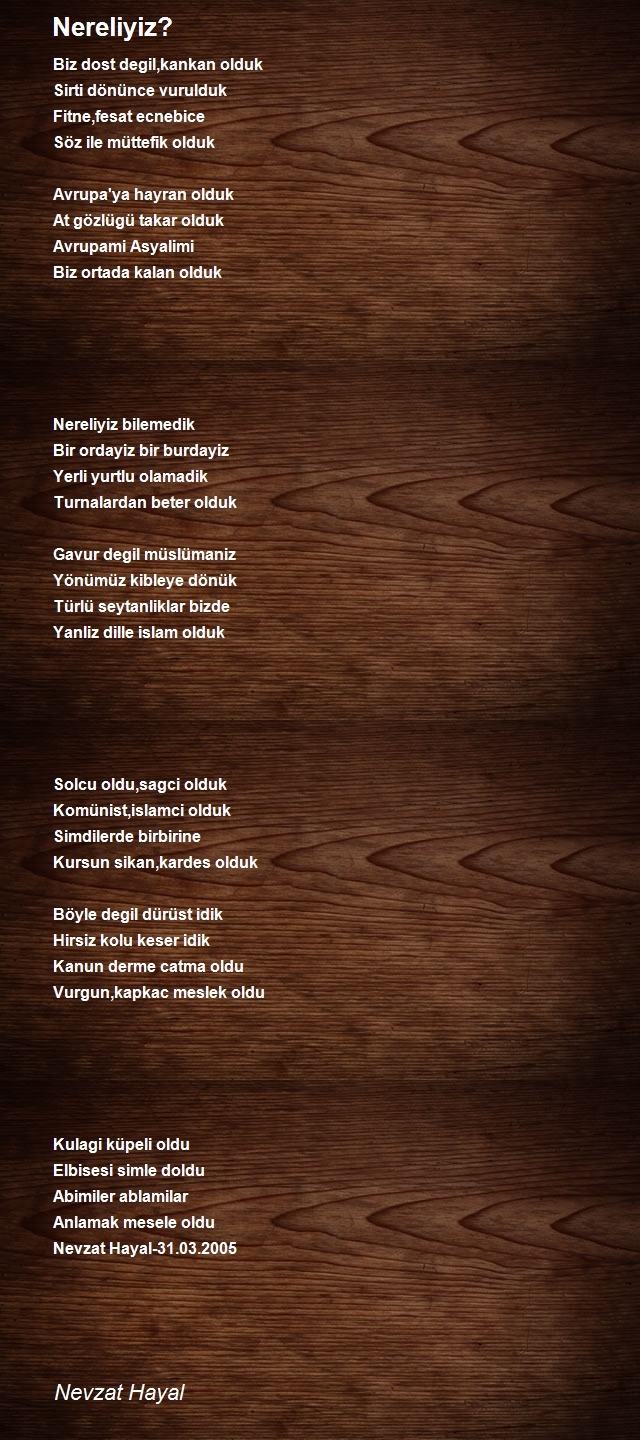 Nevzat Hayal