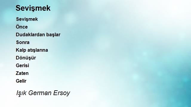 Işık German Ersoy