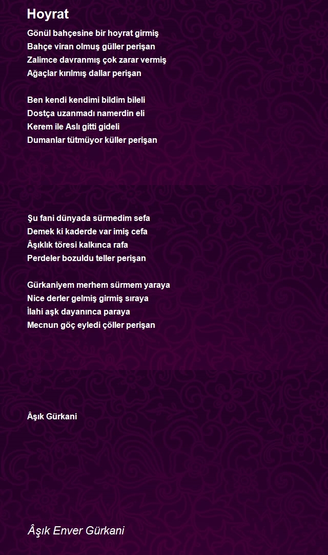 Âşık Enver Gürkani