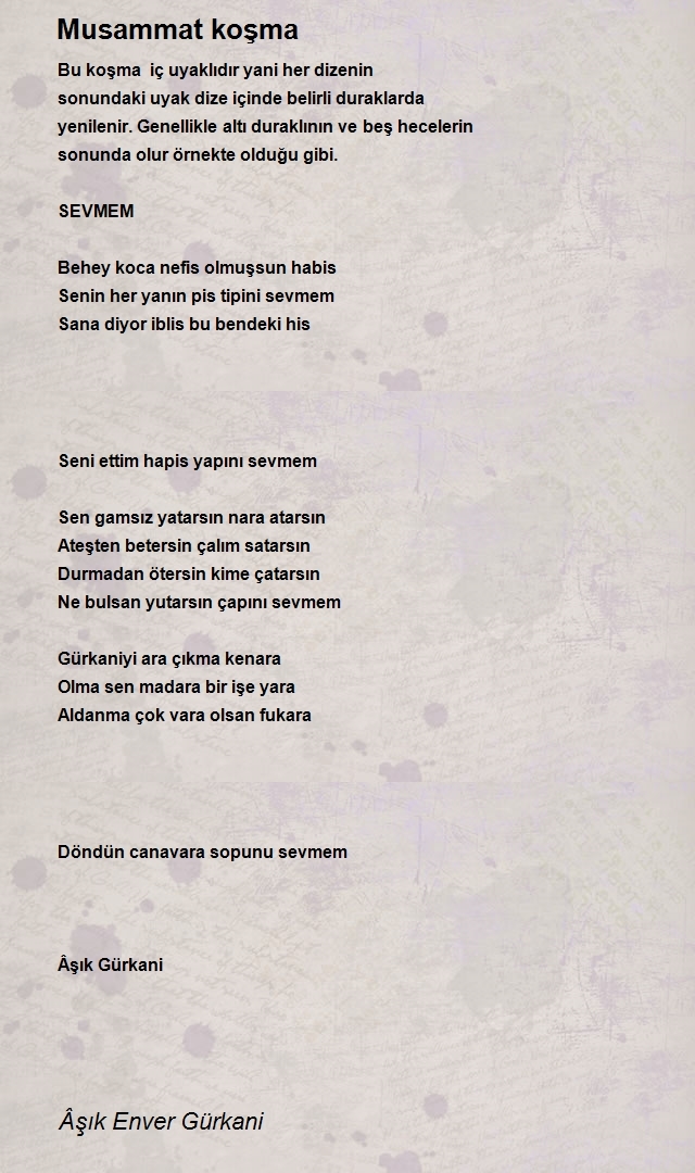 Âşık Enver Gürkani