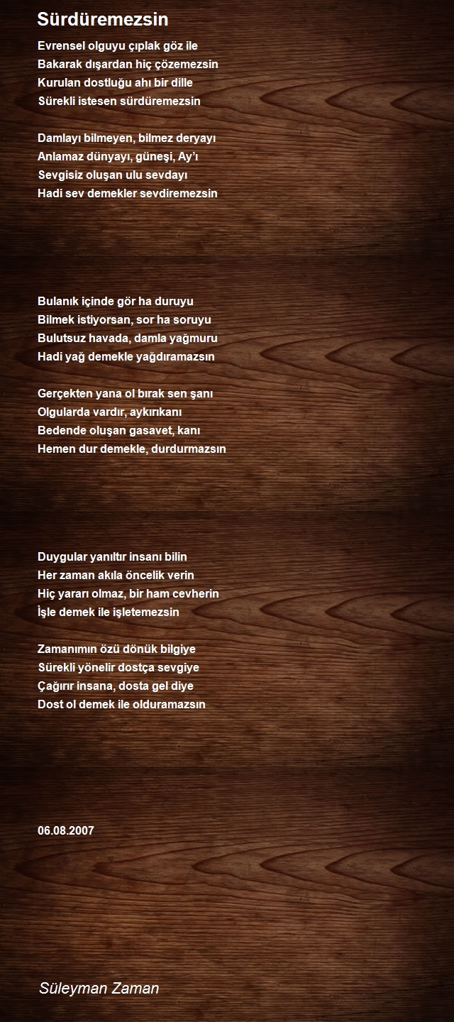 Süleyman Zaman