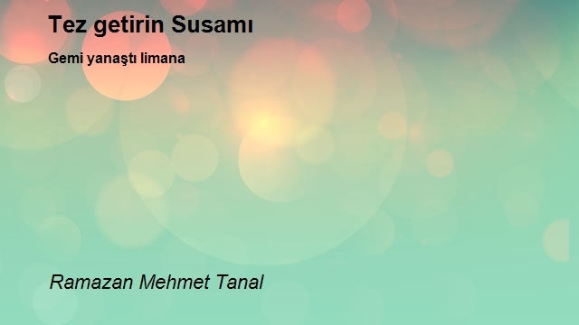 Ramazan Mehmet Tanal