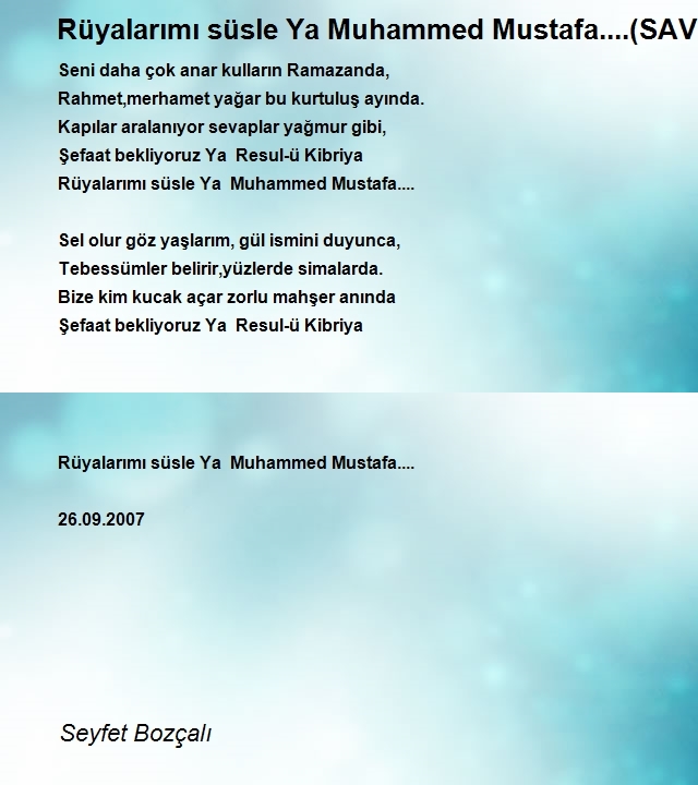 Seyfet Bozçalı
