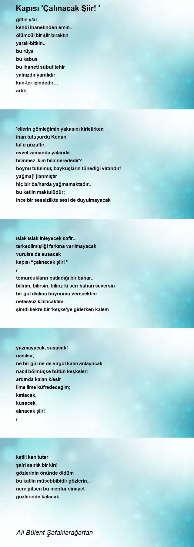 Ali Bülent Şafaklarağartan