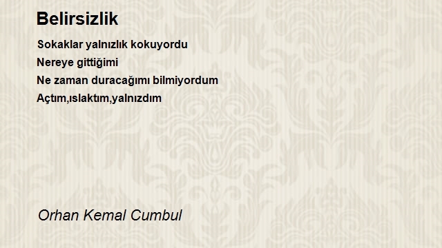 Orhan Kemal Cumbul