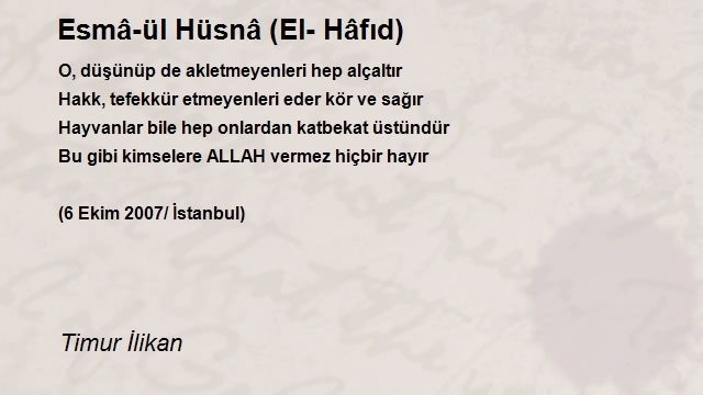 Timur İlikan