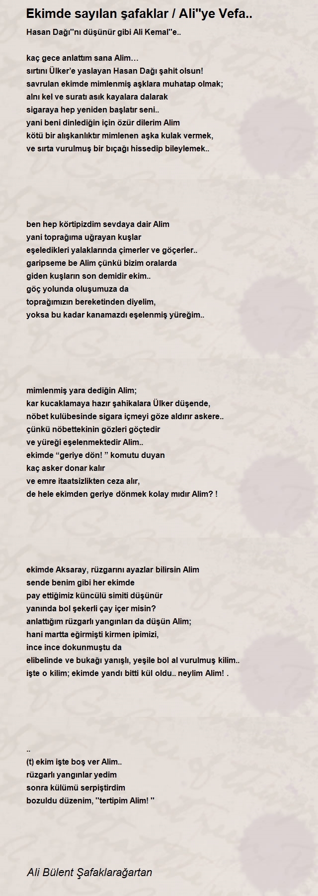 Ali Bülent Şafaklarağartan