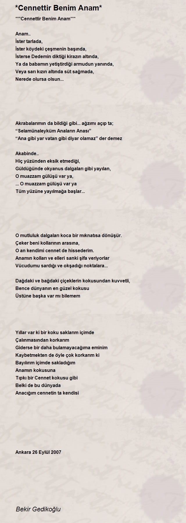 Bekir Gedikoğlu