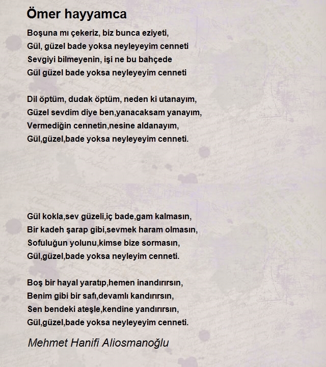 Mehmet Hanifi Aliosmanoğlu