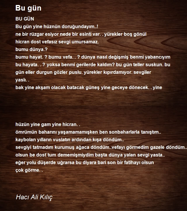 Hacı Ali Kılıç