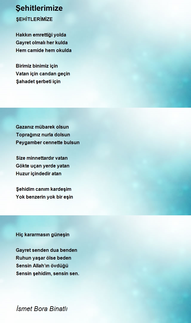 İsmet Bora Binatlı