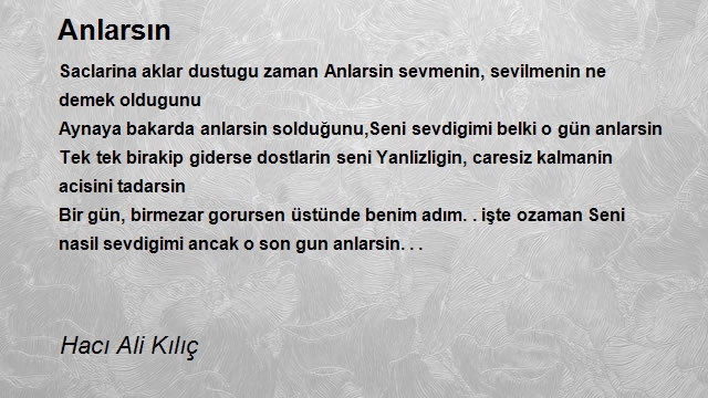 Hacı Ali Kılıç