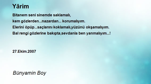 Bünyamin Boy