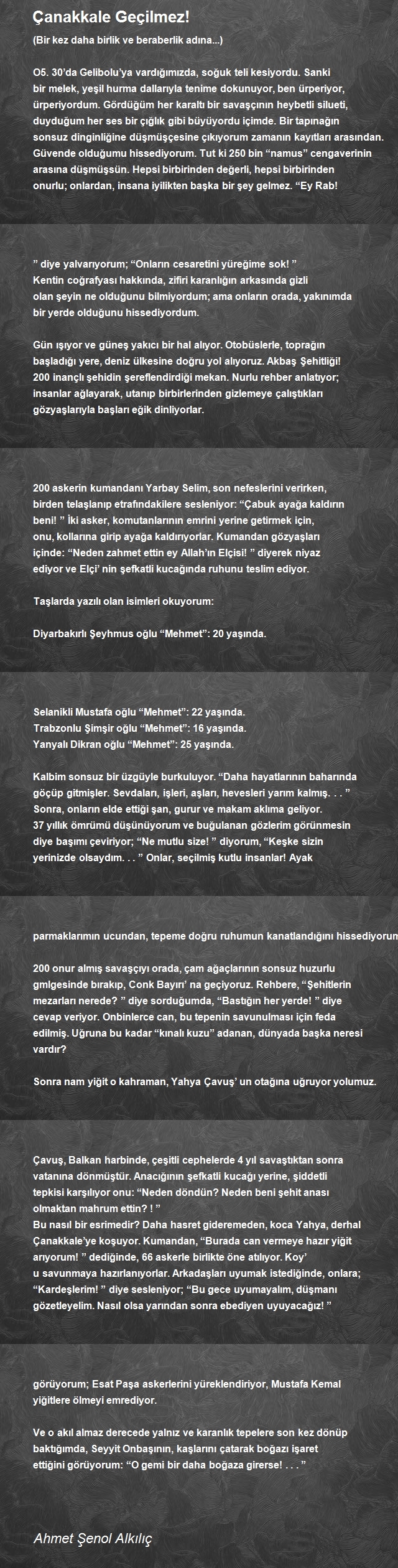 Ahmet Şenol Alkılıç
