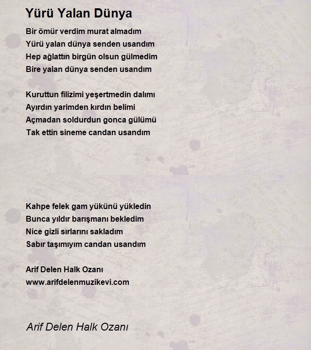 Arif Delen Halk Ozanı