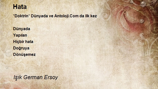 Işık German Ersoy