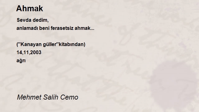 Mehmet Salih Cemo