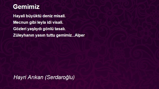 Hayri Arıkan (Serdaroğlu)