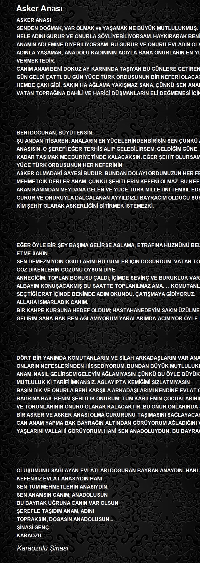Karaözülü Şinasi