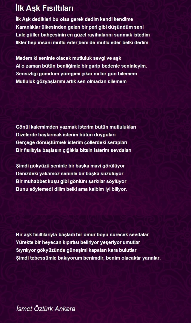 İsmet Öztürk Ankara