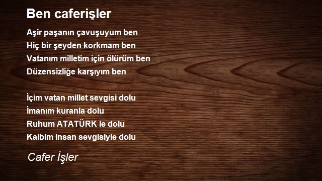 Cafer İşler