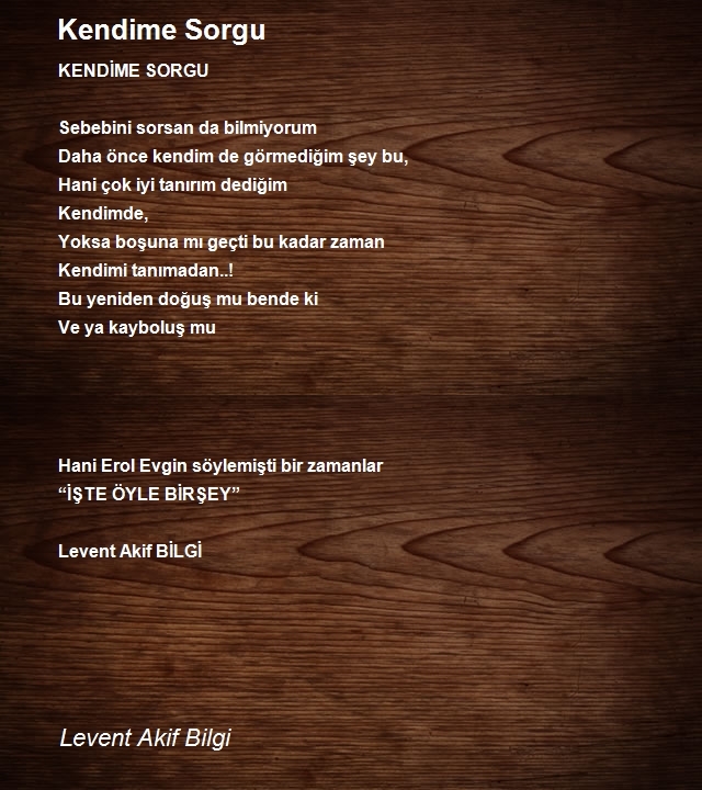 Levent Akif Bilgi