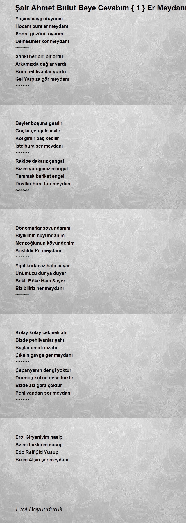 Erol Boyunduruk