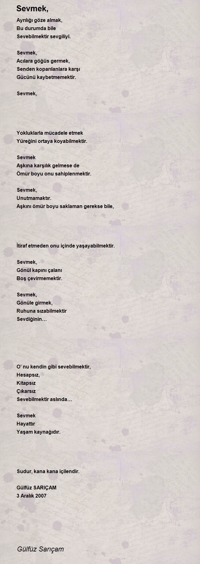 Gülfüz Sarıçam