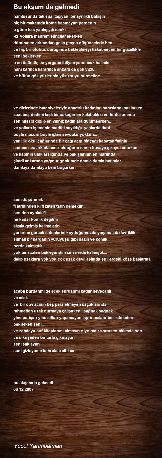Yücel Yarımbatman