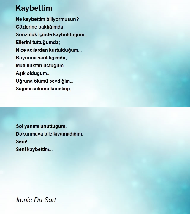 İronie Du Sort