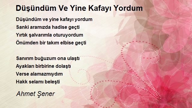 Ahmet Şener