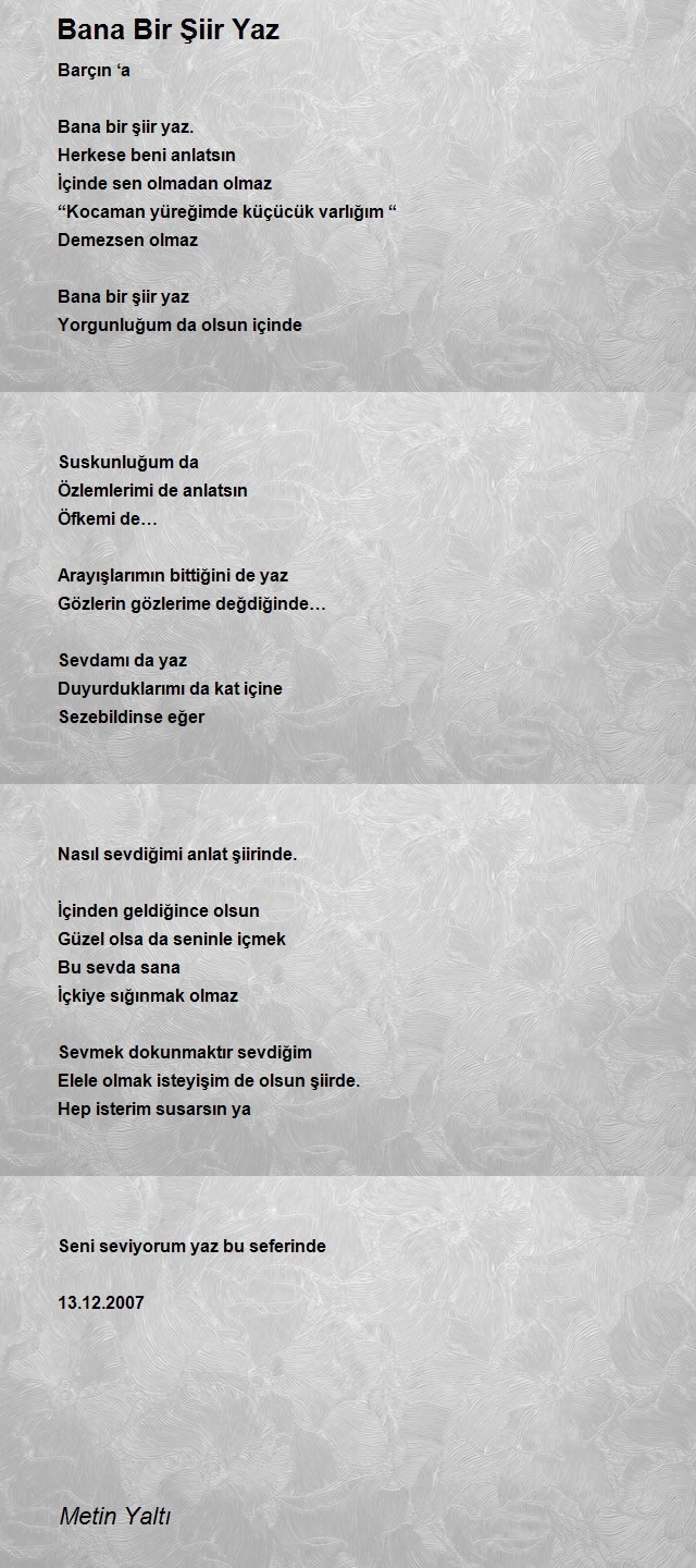 Metin Yaltı