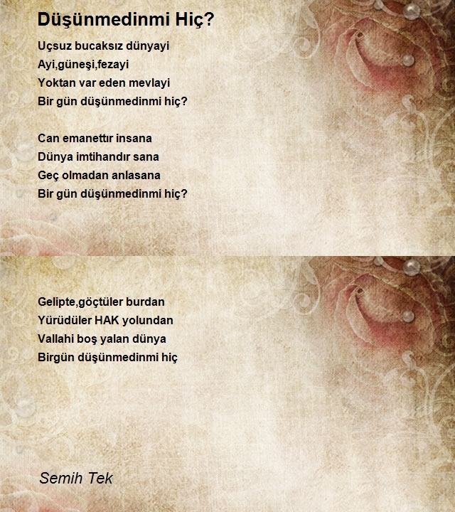 Semih Tek