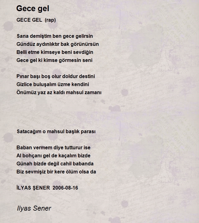 Ilyas Sener