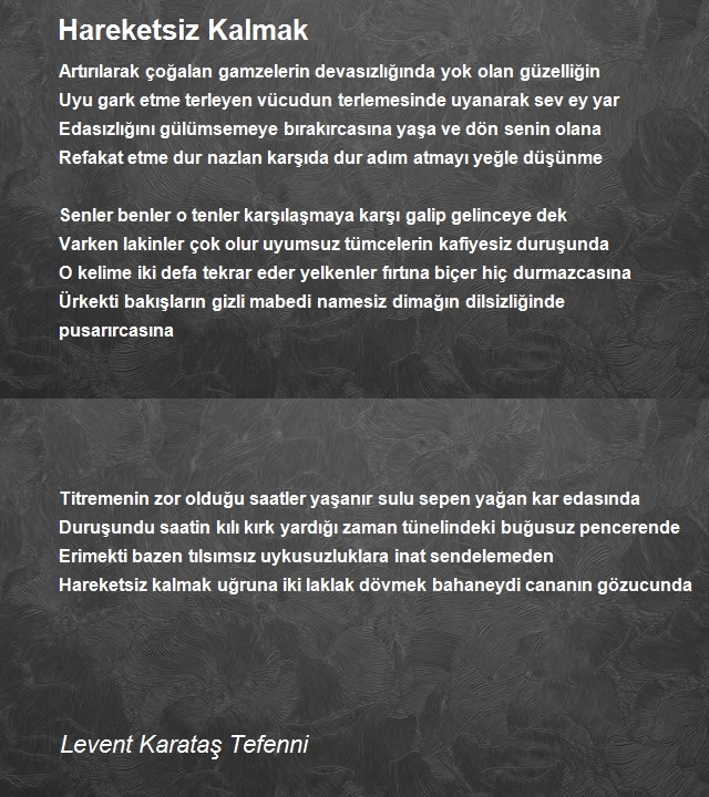 Levent Karataş Tefenni