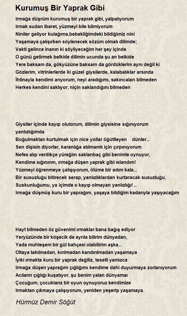 Hürmüz Demir Söğüt